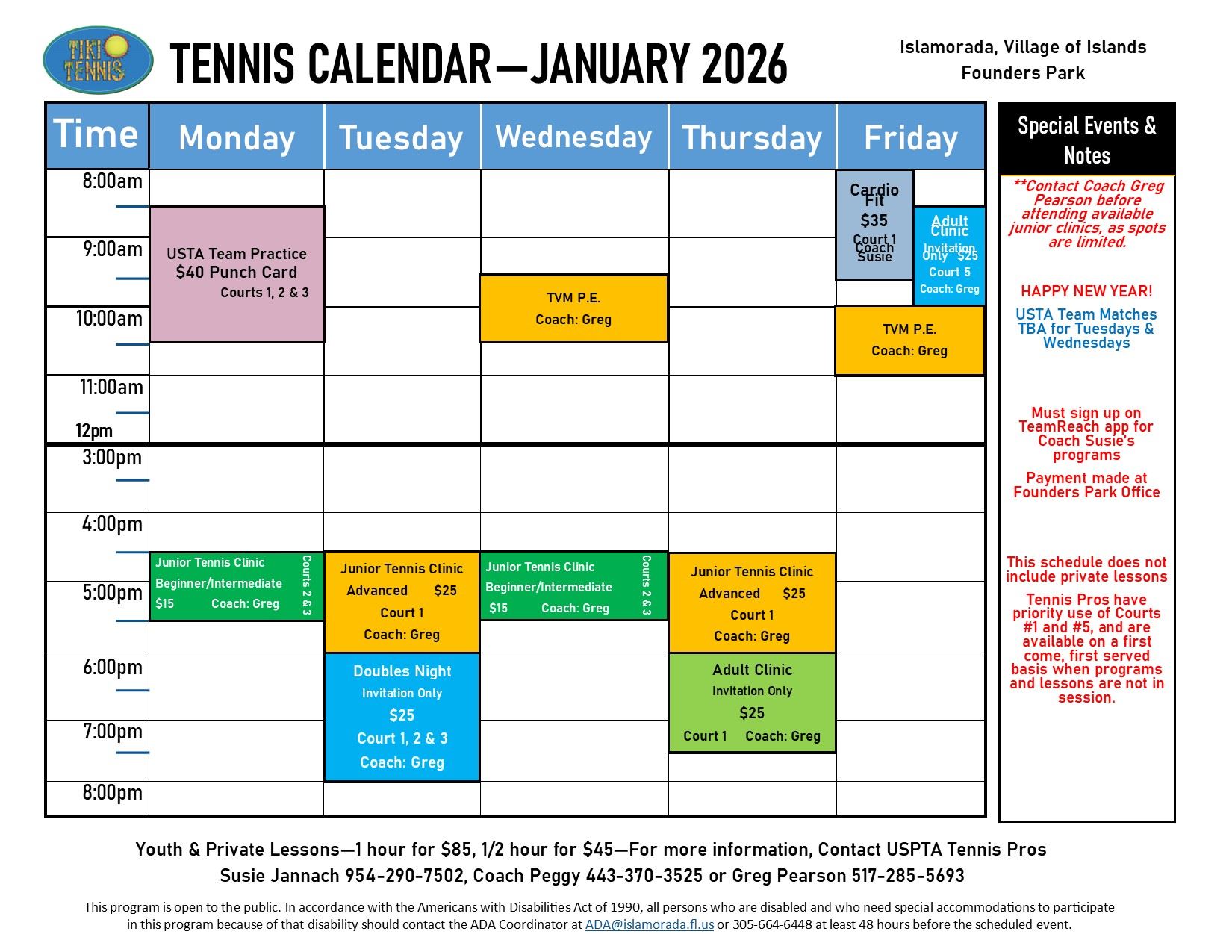 TikiTennisCalendar2026JANUARY