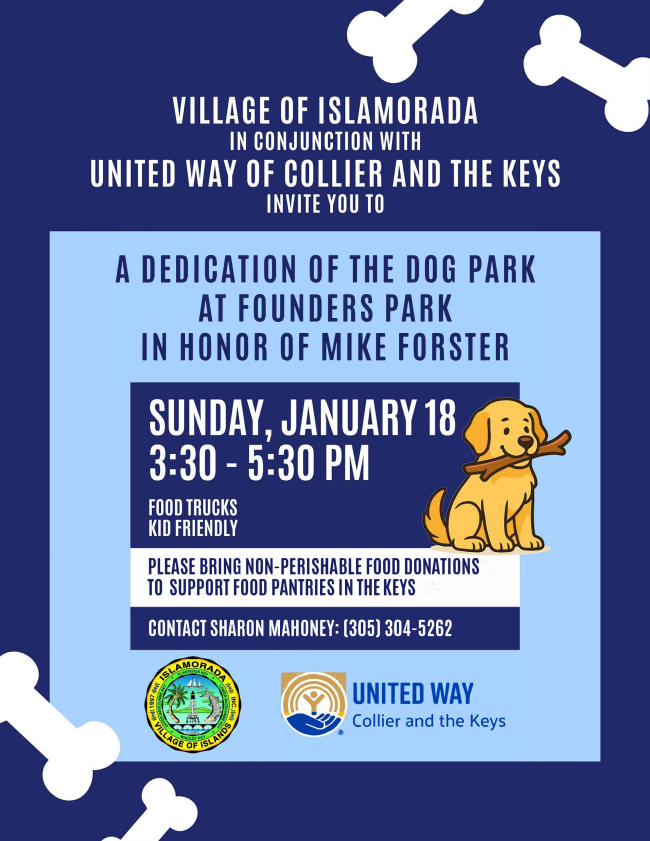 DOG PARK DEDICATION FLYER - Use this one